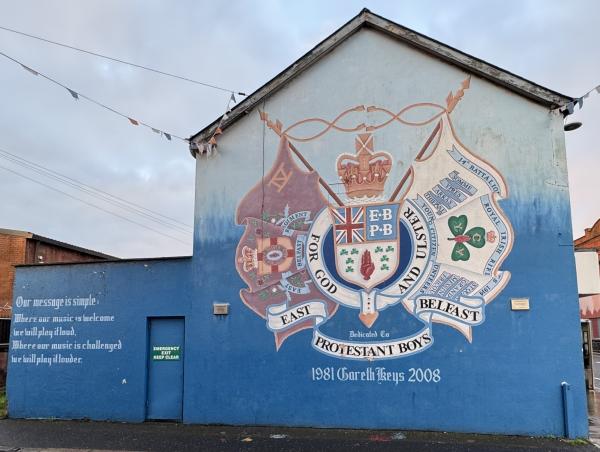 East Belfast Protestant Boys Plaques and Mural