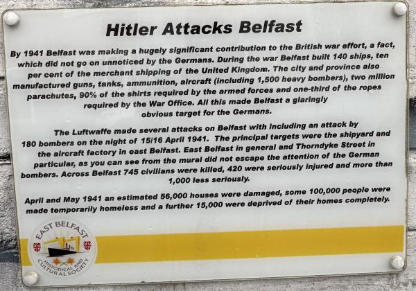 Hitler Attacks Belfast